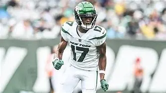Image of Garrett Wilson: The Rising Star Wide Receiver Taking the NFL by Storm